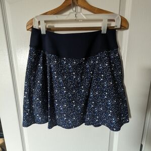 Puma NWOT Golf/Tennis Skirt Navy blue with blue polka dots. Medium